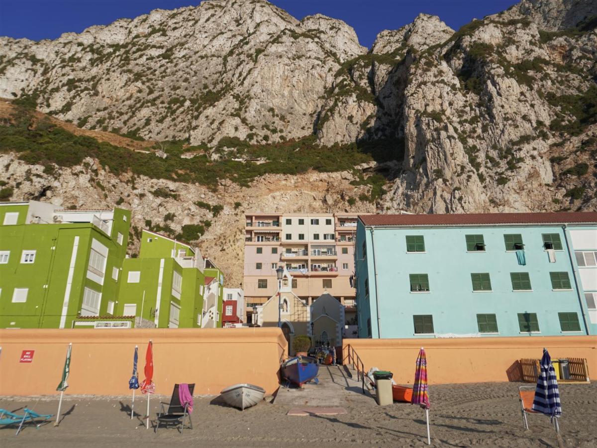 Spectacular Beachfront Duplex On The Mediterranean - Caleta, Catalan Bay Leilighet Gibraltar Eksteriør bilde